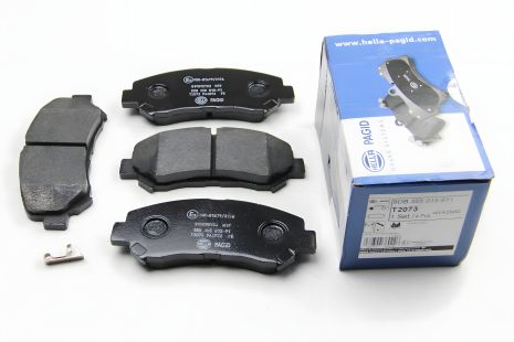 Передние тормозные колодки для Nissan Qashqai/X-Trail 1.6-2.5 с 02.07, HELLA PAGID (8DB355015911)