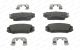 Передние тормозные колодки Hyundai Tucson 04-10 (mando) (131,5x60,2x17,5), FERODO (FDB4246)