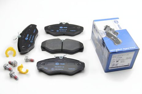 Передні гальмівні колодки Renault Trafic/Opel Vivaro 1.9DI 01-, HELLA PAGID (8DB355011091)