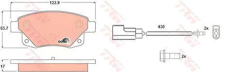 Тормозные колодки для FORD TRANSIT Bus, TRANSIT Kasten, TRANSIT Pritsche/Fahrgestell, TRANSIT TOU