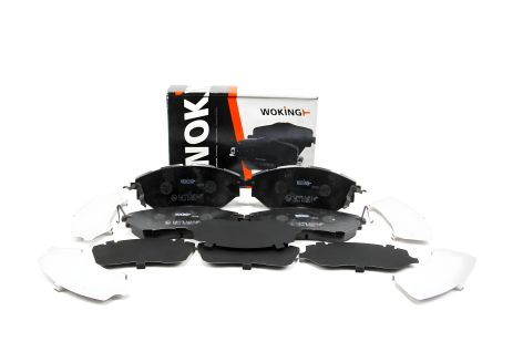 Передні гальмівні колодки Subaru Legacy IV/Outback 03- (akebono), WOKING (P1037302) Передні гальмівні колодки Subaru Legacy IV/Outback 03- (akebono), WOKING (P1037302)