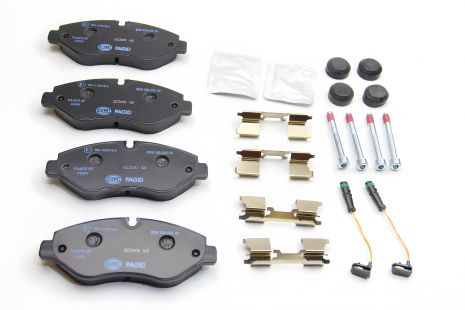 Передні гальмівні колодки для sprinter/crafter 06-16, vito 06-15, HELLA PAGID (8DB355005521) Передні гальмівні колодки для sprinter/crafter 06-16, vito 06-15, HELLA PAGID (8DB355005521)