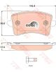 Дисковые тормозные колодки для AUDI A4/A5/Q5 R 07, TRW (GDB1765)