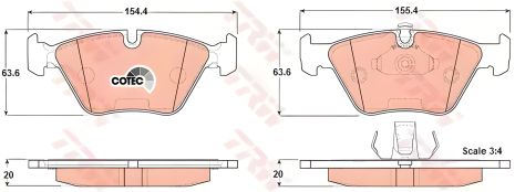 Тормозные колодки для BMW 325i/330d Touring/330i/330i Cabrio/330i Coupe/520d/520d Touring/520i Тормозные колодки для BMW 325i/330d Touring/330i/330i Cabrio/330i Coupe/520d/520d Touring/520i
