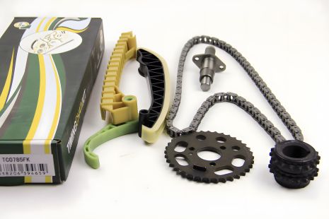 Цепь привода ГРМ (комплект) для MB A-Class/Vaneo 1.4-2.1 и 97- (с шестернями) от BGA (TC0785FK) Цепь привода ГРМ (комплект) для MB A-Class/Vaneo 1.4-2.1 и 97- (с шестернями) от BGA (TC0785FK)