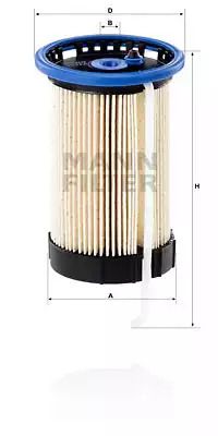 Паливний дизельний фільтр, Манн (PU10011Z) Паливний дизельний фільтр, Манн (PU10011Z)