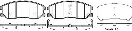 Комплект тормозных колодок, дисковый тормоз CHEVROLET CAPTIVA, OPEL ANTARA, REMSA (126112) Комплект тормозных колодок, дисковый тормоз CHEVROLET CAPTIVA, OPEL ANTARA, REMSA (126112)