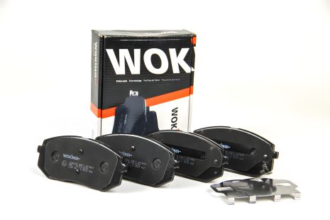 Передні гальмівні колодки Carens 07-/Sportage 04- (Mando), WOKING (P1202302)