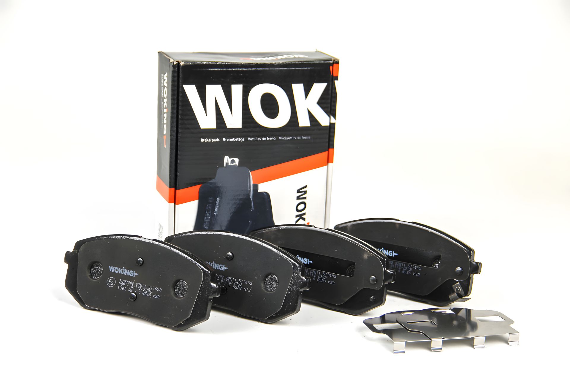 Тормозные колодки передние для Kia Carens 07-/Sportage 04-, WOKING (P1202302), Mando Тормозные колодки передние для Kia Carens 07-/Sportage 04-, WOKING (P1202302), Mando