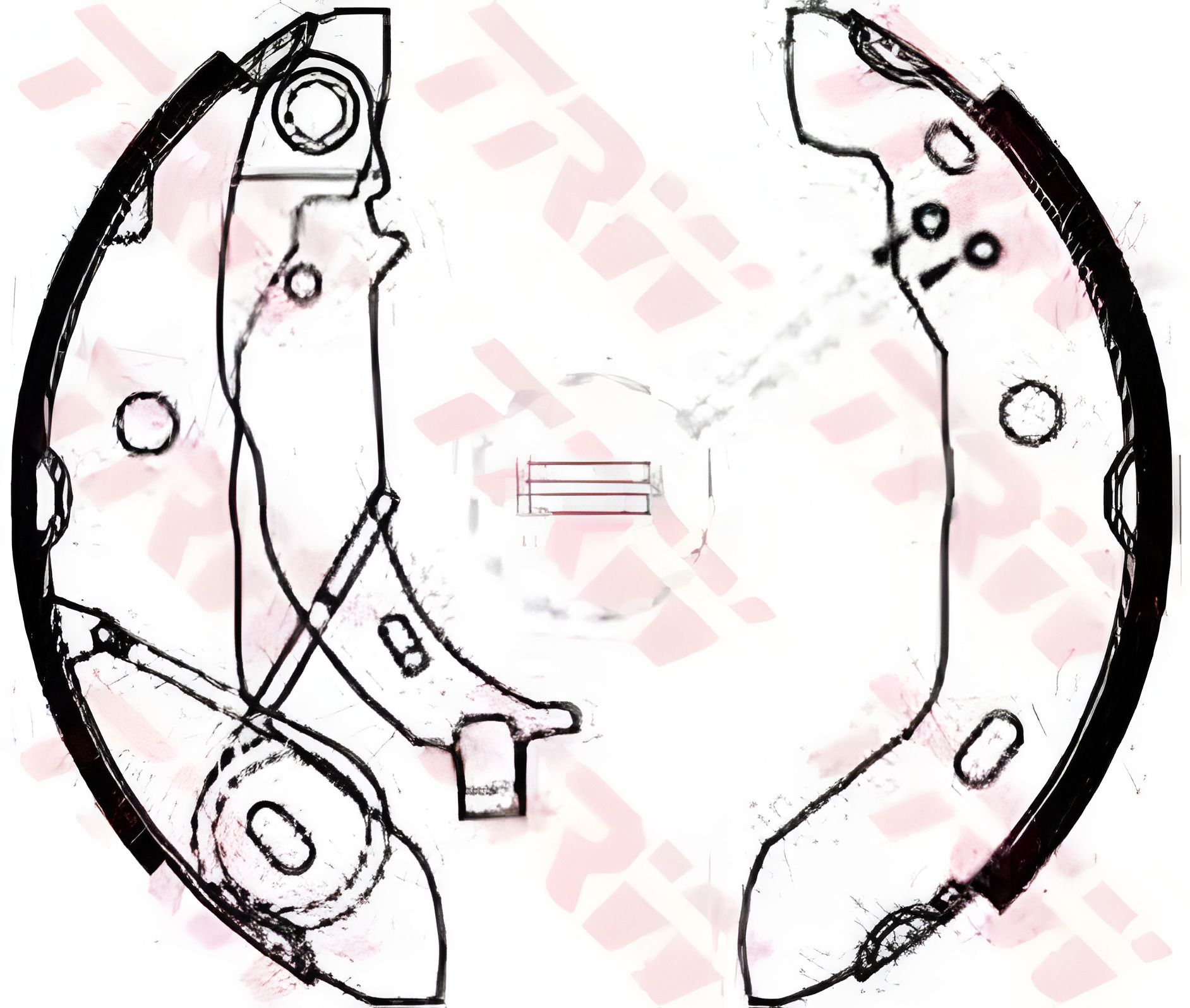 Барабанні колодки гальмівні MERCEDES A140/A160/A170/A190, TRW (GS8627) Барабанні колодки гальмівні MERCEDES A140/A160/A170/A190, TRW (GS8627)