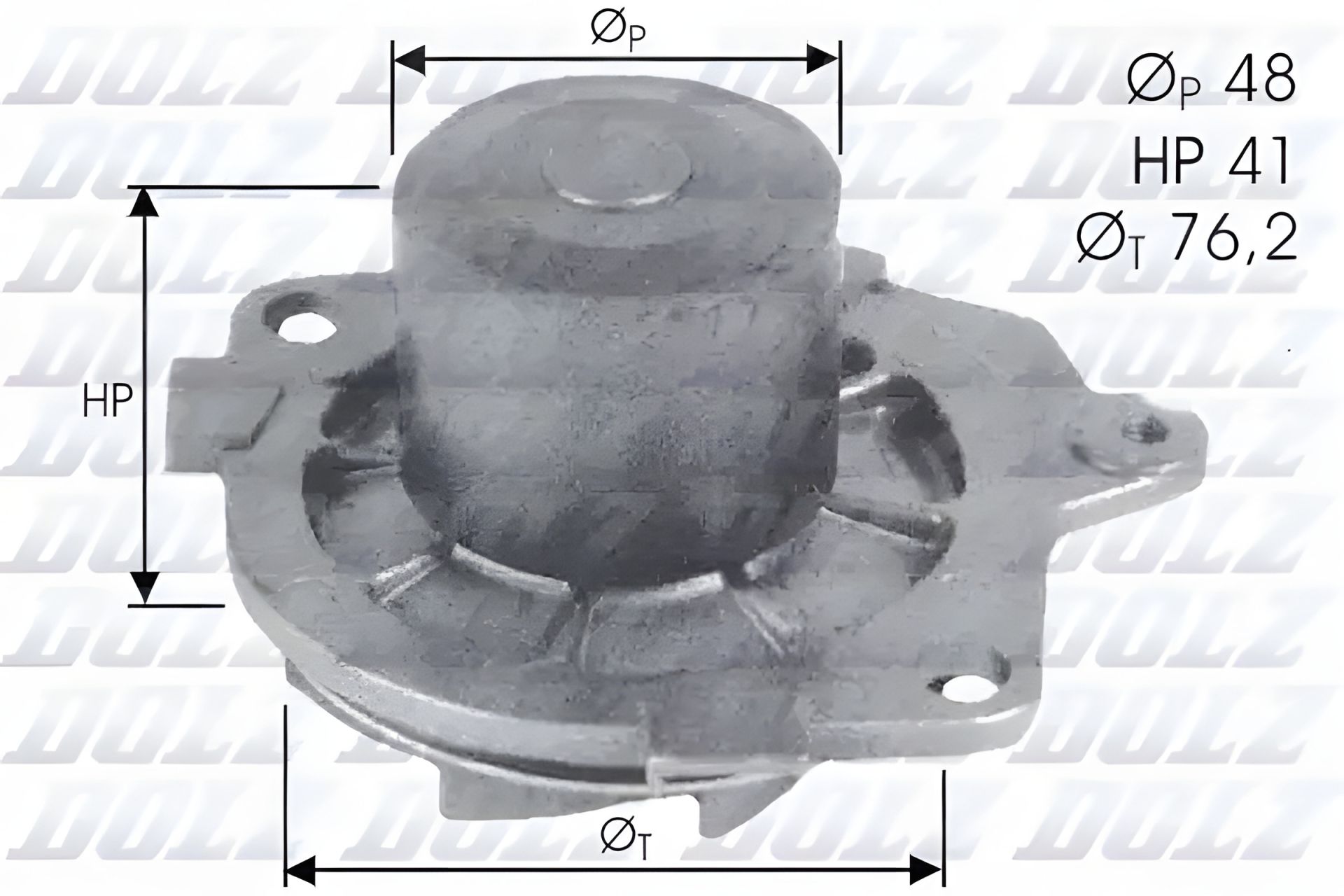 Насос водяний CADILLAC BLS, SUZUKI SX4, SAAB 9-3, DOLZ (S314) Насос водяний CADILLAC BLS, SUZUKI SX4, SAAB 9-3, DOLZ (S314)