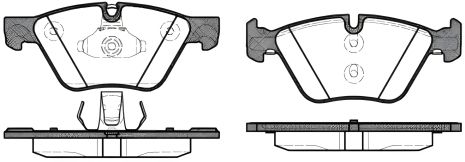Тормозные колодки для BMW 5, REMSA (105230) Тормозные колодки для BMW 5, REMSA (105230)