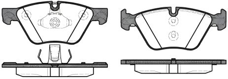 Гальмівних колодок комплект BMW 5, REMSA (105230)