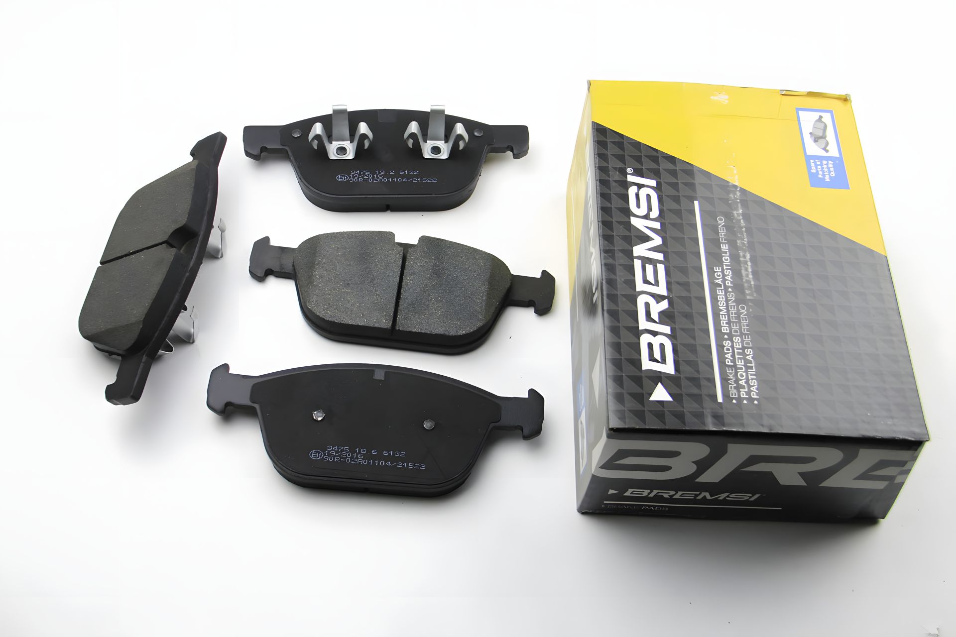 Передні гальмівні колодки Volvo XC60 08-/XC90 02- (ATE), Bremsi (BP3475) Передні гальмівні колодки Volvo XC60 08-/XC90 02- (ATE), Bremsi (BP3475)