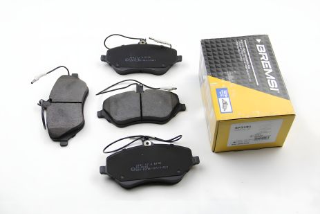 Передние колодки тормозные Peugeot 407/607 04- (TRW) (162,3x79,1x18,4), Bremsi (BP3181)