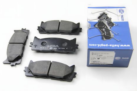 Передні гальмівні колодки для ES/CAMRY 2.4-3.5 від HELLA PAGID (8DB355012401) Передні гальмівні колодки для ES/CAMRY 2.4-3.5 від HELLA PAGID (8DB355012401)