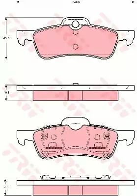 Гальмівні колодки MINI Mini Cooper/Mini One, TRW (GDB1477)