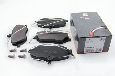 Передние тормозные колодки Peugeot 407/607 04- (TRW) (162,3x79,1x18,4) (ABS 37431), ABS (37431) Передние тормозные колодки Peugeot 407/607 04- (TRW) (162,3x79,1x18,4) (ABS 37431), ABS (37431)