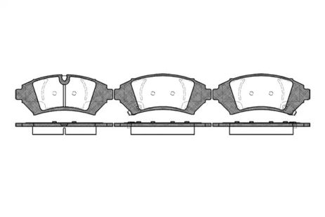 Передні гальма Seville 97-04 (147.7x61.7x17.8), Woking (p741312)