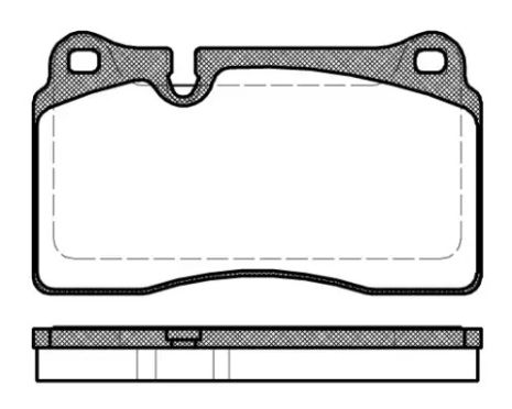 Комплект тормозных колодок, SEAT VW, VOLKSWAGEN 7P6698151C, REMSA (120030)