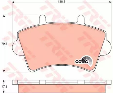 Тормозные колодки NISSAN - OPEL - RENAULT - VAUXHALL Interstar/Movano/Master T28/Master T33