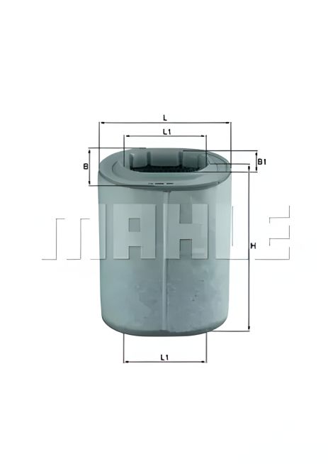 фильтр воздушный Range Rover III 4.4i 02-05, MAHLE/KNECHT (LX1460)