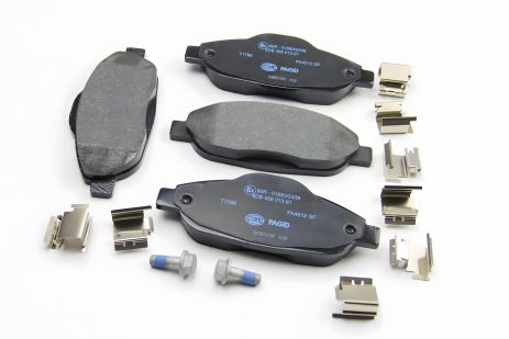 Гальмівні колодки HELLA PAGID (8DB355013911) для Peugeot 308 1.2-2.0D 09.07-08.16 Гальмівні колодки HELLA PAGID (8DB355013911) для Peugeot 308 1.2-2.0D 09.07-08.16