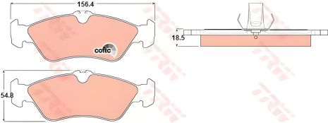 Тормозные колодки для Mercedes и Volkswagen Sprinter различных моделей Тормозные колодки для Mercedes и Volkswagen Sprinter различных моделей