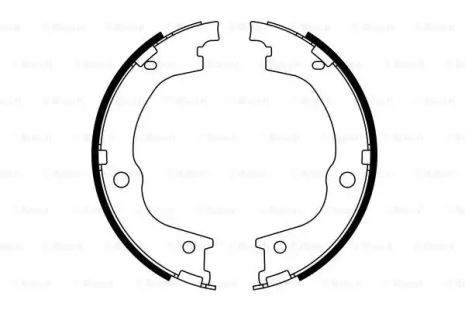 Хоробрі гальмівні колодки (встановити 4 шт.), Bosch (0986487780)