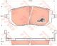 Дискові гальмівні колодки SUBARU Forester/Impreza, TRW (GDB3328)