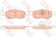 Дискові гальмівні колодки TRW DACHIA/RENAULT Logan F 06 (GDB1749)