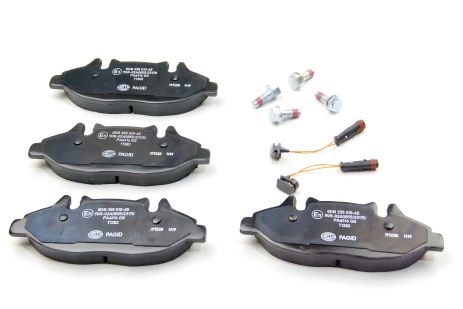 Передние тормозные колодки Vito (639) 03-07 (ch.№342257), HELLA PAGID 8DB355010651