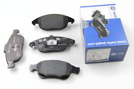Передние тормозные колодки Partner/Berlingo 08-, HELLA PAGID (8DB355013341)