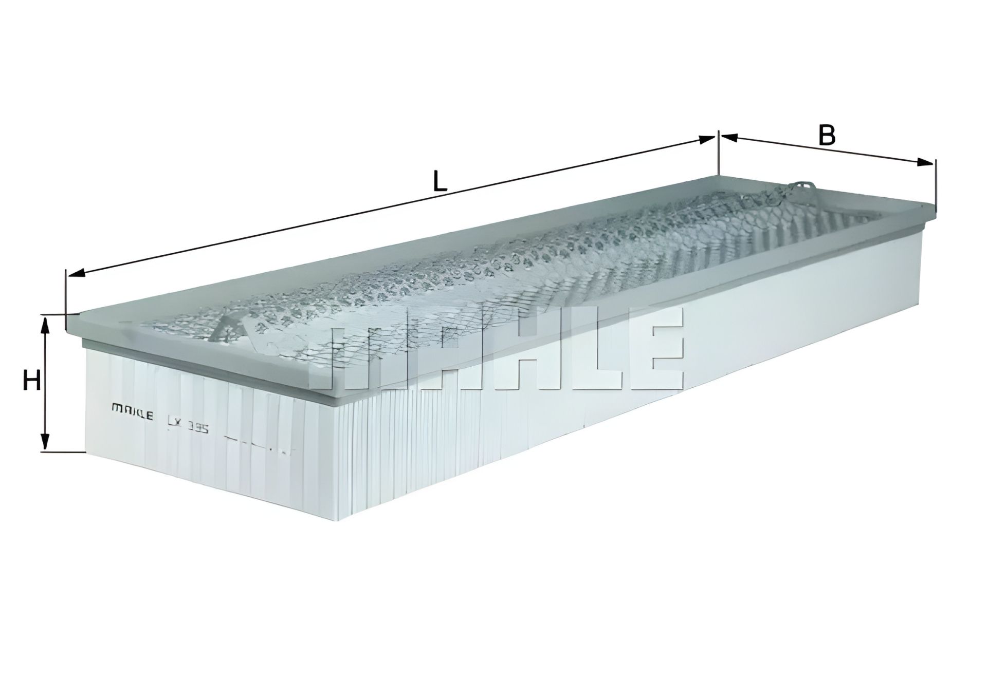 Повітряний фільтр для MB Vario 4.3, MAHLE/KNECHT (LX335), автофільтр Повітряний фільтр для MB Vario 4.3, MAHLE/KNECHT (LX335), автофільтр