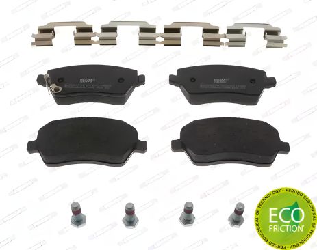 Передние тормозные колодки для Suzuki Swift 05- от TRW, FERODO (FDB4069)