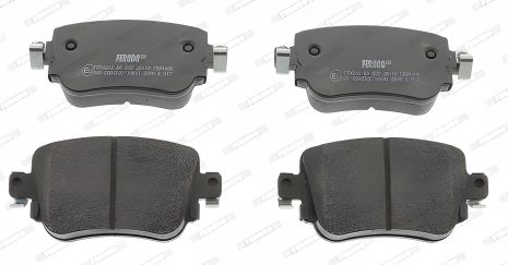 Гальмівні колодки комплект, дискове гальмо SKODA OCTAVIA, SEAT LEON, FERODO (FDB4485)
