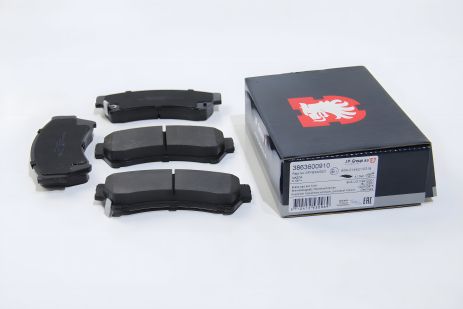 Передние тормозные колодки для Mazda 6 07-13 (akebono) от JP Group (3863600910)