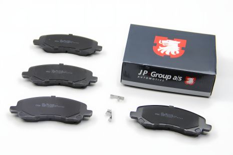 Передні гальмівні колодки Lancer VIII/Outlander II/Peugeot 4008 08-, JP Group (3963600410) Передні гальмівні колодки Lancer VIII/Outlander II/Peugeot 4008 08-, JP Group (3963600410)