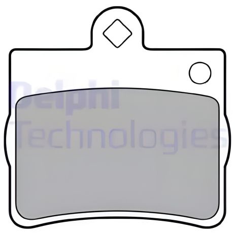 Дисковые тормозные колодки C W202 180/200/200CDI/200D/220CDI/220D/230 DELPHI (LP1402)