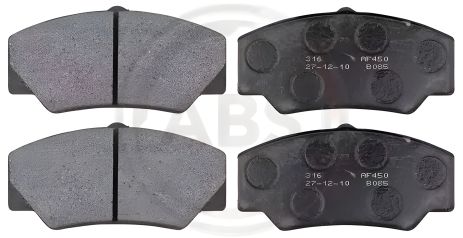 Передні гальмівні колодки Transit 85-01 від A.B.S. моделлю 36578