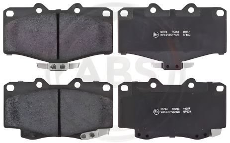 Передні гальмівні колодки Land Cruiser/Hilux, A.B.S. (36724)