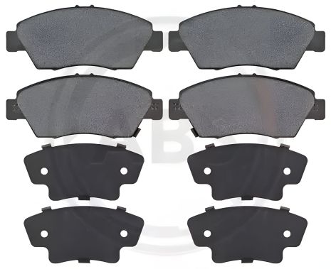 Передние тормозные колодки Civic 89-12, ABS(36831) Передние тормозные колодки Civic 89-12, ABS(36831)