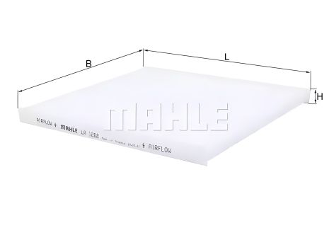 Салонный фильтр для Hyundai Solaris/Accent 1.4 12-17/Kia Rio III 11-, MAHLE/KNECHT (LA1202)