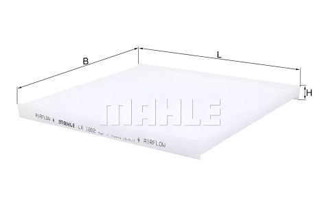 Салонный фильтр для Hyundai Solaris/Accent 1.4 12-17/Kia Rio III 11-, MAHLE/KNECHT (LA1202)