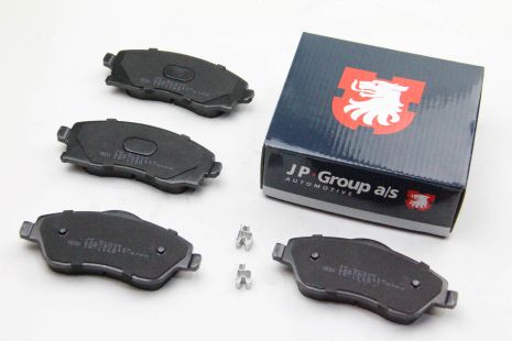 Колодки передні гальмівні Combo 01-04/Corsa 01-, JP Group (1263601110) Колодки передні гальмівні Combo 01-04/Corsa 01-, JP Group (1263601110)