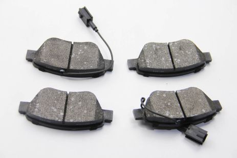 Передні гальмівні колодки з датчиком Nemo/Bipper 08- (BOSCH) (122,8x53,6), JP Group (3363602310)