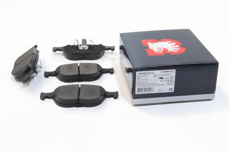 Передні гальмівні колодки Fiesta 96-08/Fusion 02-12 (ATE) (61,5x152x18,5), JP Group (1563602310)