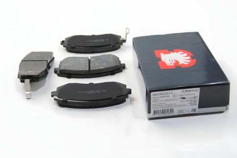 Передні гальмівні колодки Subaru Impreza 02-/Forester 02- (tociko), JP Group (4663600510)