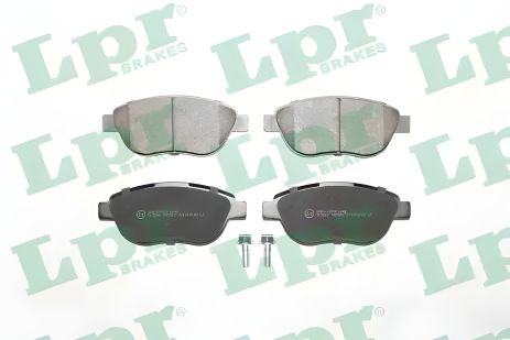 Передние дисковые тормозные колодки CITROEN C3, C4, PEUGEOT 207, 307 (LPR), LPR (05P807) Передние дисковые тормозные колодки CITROEN C3, C4, PEUGEOT 207, 307 (LPR), LPR (05P807)