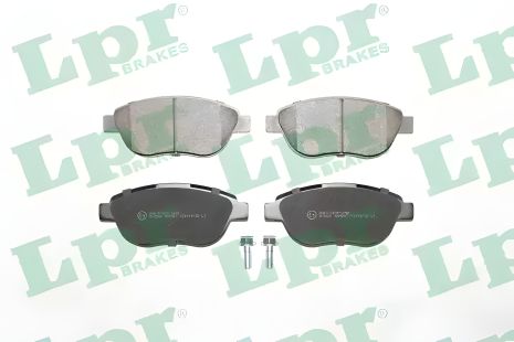 Гальмівна колодка диск. CITROEN C3, C4, PEUGEOT 207, 307 передн., LPR (05P807) Гальмівна колодка диск. CITROEN C3, C4, PEUGEOT 207, 307 передн., LPR (05P807)